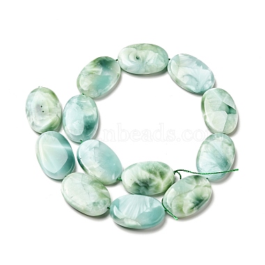 Brins de perles de verre naturel(G-I247-34B)-3
