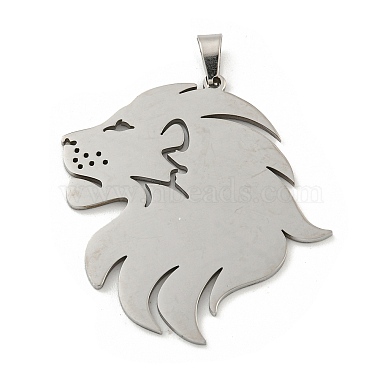 Stainless Steel Color Lion 304 Stainless Steel Pendants