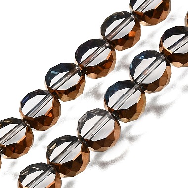 Electroplated Transparent Glass Beads Strands(GL-CBA98F0-06A-06)-1
