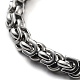 304 Stainless Steel Rope Chain Bracelet(BJEW-Z023-03C)-2