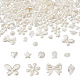 180Pcs 9 Style ABS Plastic Imitation Pearl Beads(OACR-CD0001-08)-1