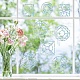 Waterproof PVC Colored Laser Stained Window Film Static Stickers(DIY-WH0314-118)-7