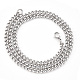 Men's 201 Stainless Steel Cuban Chain Necklace(NJEW-R257-001B-P)-1