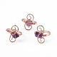 Natural Amethyst Chips with Vortex Finger Ring(RJEW-L082-02RG-04)-1
