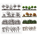 Custom PVC Plastic Clear Stamps, for DIY Scrapbooking, Photo Album Decorative, Cards Making, Tree, 160x110x3mm(DIY-WH0448-0356)