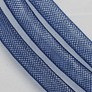 Plastic Net Thread Cord, Prussian Blue, 10mm, 30Yards(PNT-Q003-10mm-28)