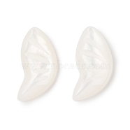 Opaque Resin Decoden Cabochons, Butterfly Wing, White, 16.5x8x3mm(CRES-I036-02)