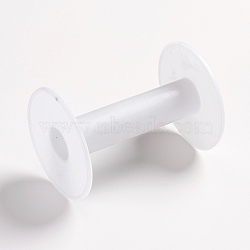 Plastic Thread Bobbins, for Embroidery and Sewing Machines, White, 68.5x94mm(ODIS-WH0005-55C)