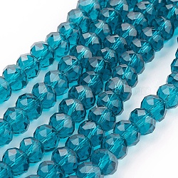 GREEN **Crackle Glass Beads –  4.0mm diameter ** 2 x 200pc Strands 400 pcs 