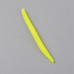 Soft PVC Fishing Baits, Fishing Worms for Saltwater Freshwater, Yellow, 110x8mm(FIND-WH0072-92K)
