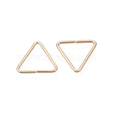 Brass Triangle Linking Ring(KK-N232-331B-02)-2