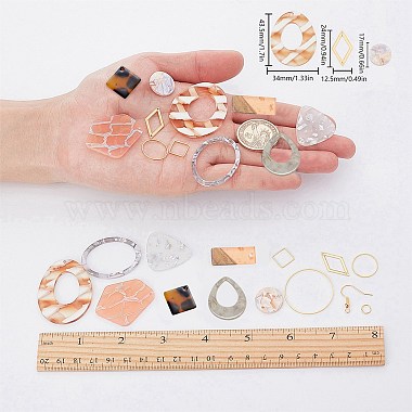 DIY Earring Making Kits(DIY-SC0013-09)-3