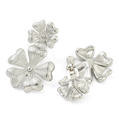 Non-Tarnish 304 Stainless Steel Stud Earrings for Women(EJEW-S227-45P)-2