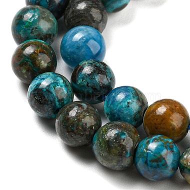 chrysocolla naturelles brins de perles(G-P503-10MM-05)-4