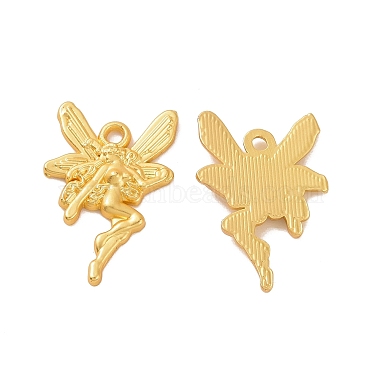 Matte Gold Color Angel & Fairy Alloy Pendants