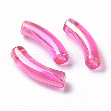 Camellia Tube Acrylic Beads