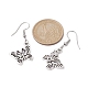 Alloy Butterfly Dangle Earrings with 304 Stainless Steel Pins for Women(EJEW-JE05511)-3
