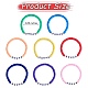 8Pcs 8 Colors Polymer Clay Heishi Surfer Stretch Bracelets Set(BJEW-SW00085)-7