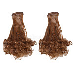 PP Doll Wig Long Curly Hair, for DIY Girls BJD Makings Accessories, Camel, 1000x250~270x1mm(DIY-WH0591-249B-13)