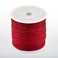 Nylon Thread, FireBrick, 1mm, about 87.48 yards(80m)/roll(NWIR-S005-08)
