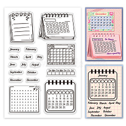 Custom PVC Plastic Clear Stamps, for DIY Scrapbooking, Photo Album Decorative, Cards Making, Number, 160x110x3mm(DIY-WH0448-0129)