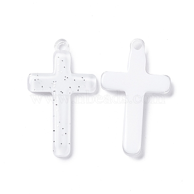 White Cross Acrylic Pendants