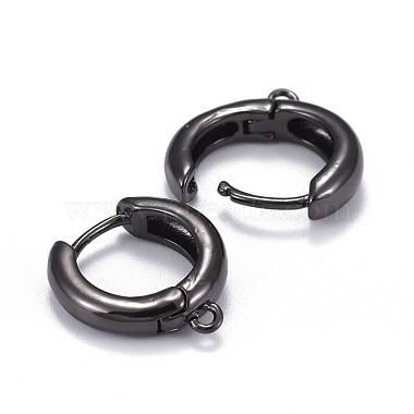 Brass Hoop Earrings(EJEW-K083-33B)-2