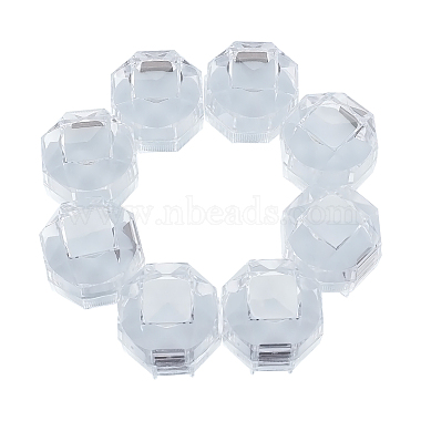 White Box Plastic Ring Box