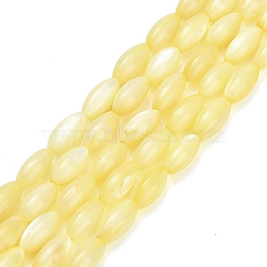 eau douce naturelle de coquillage perles brins(SHEL-C010-01B)-1