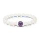 Synthetic Moonstone Round Beads Stretch Bracelet(BJEW-JB07482)-7