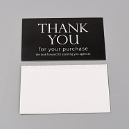 Thank You Theme Paper Card, Wedding Invitation Cards, Rectangle with Word, Word, 54x90x0.5mm, 30pcs/bag(DIY-WH0246-71E)