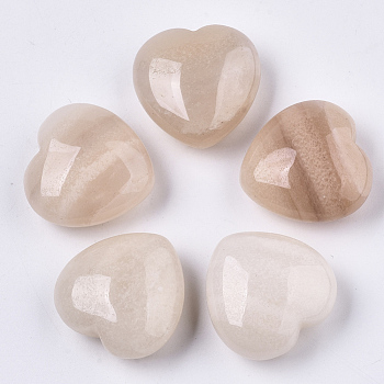 Natural Pink Aventurine Healing Stones, Heart Love Stones, Pocket Palm Stones for Reiki Balancing, 29~30x30~31x12~15mm
