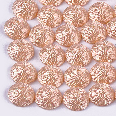 Polyester Thread Fabric Cabochons(WOVE-T008-02A-03)-1