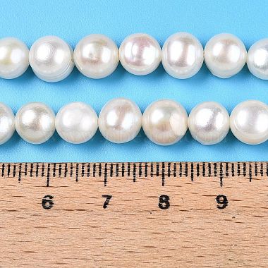 Natural Cultured Freshwater Pearl Beads Strands(PEAR-N014-07J)-5