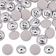 50Pcs 1-Hole Cloth Buttons(DIY-GF0008-50A)-1