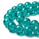 Spray Painted Crackle Glass Beads Strands(CCG-Q001-8mm-15)-3