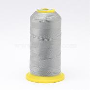 Nylon Sewing Thread, Silver, 0.4mm, about 400m/roll(NWIR-N006-01K-0.4mm)