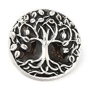Animal Enamel Safety Pin Brooch, Antique Silver Alloy Brooch for Backpack Clothes, Tree of Life, 29x2.5mm(JEWB-H013-02AS-04)