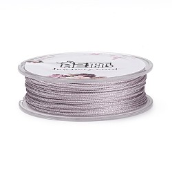 Polyester Metallic Thread, Thistle, 1mm, about 32.8 yards(30m)/roll(OCOR-G006-02-1.0mm-35)