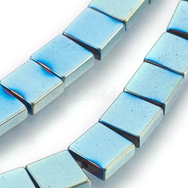Electroplated Non-magnetic Synthetic Hematite Bead Strand(G-E498-07)-3