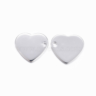 Handmade Gifts Ideas for Valentines Day 201 Stainless Steel Stamping Blank Tag Pendants(X-STAS-Q070-S)-2