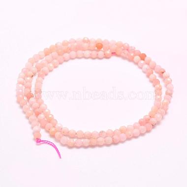 Натуральный розовый опал бусы пряди(G-F509-05-4mm)-2