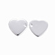 Handmade Gifts Ideas for Valentines Day 201 Stainless Steel Stamping Blank Tag Pendants(X-STAS-Q070-S)-2