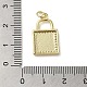 Brass Micro Pave Cubic Zirconia Pendants(KK-Q808-36G)-3