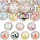 20Pcs UV Plating Acrylic Printed Beads(TACR-SC0001-46A)-1