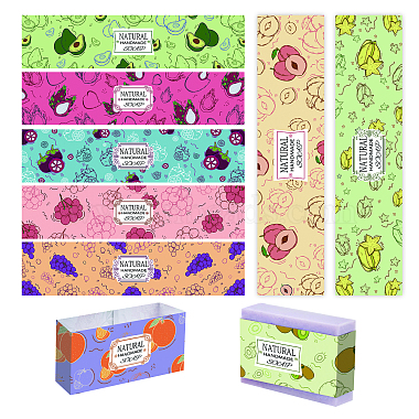 Mixed Color Paper Soap Wrappers