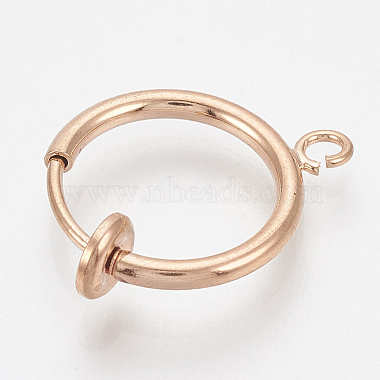 Rose Gold Stainless Steel Earring Components