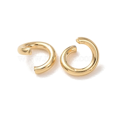 Messing Open Ringe springen(KK-G604-08G-10)-3
