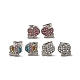 Rhinestone Butterfly Stud Earrings with 316 Surgical Stainless Steel Pins(EJEW-A081-14P)-1