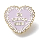 Word No Drama Club Enamel Pins(JEWB-D022-02C-G)-1